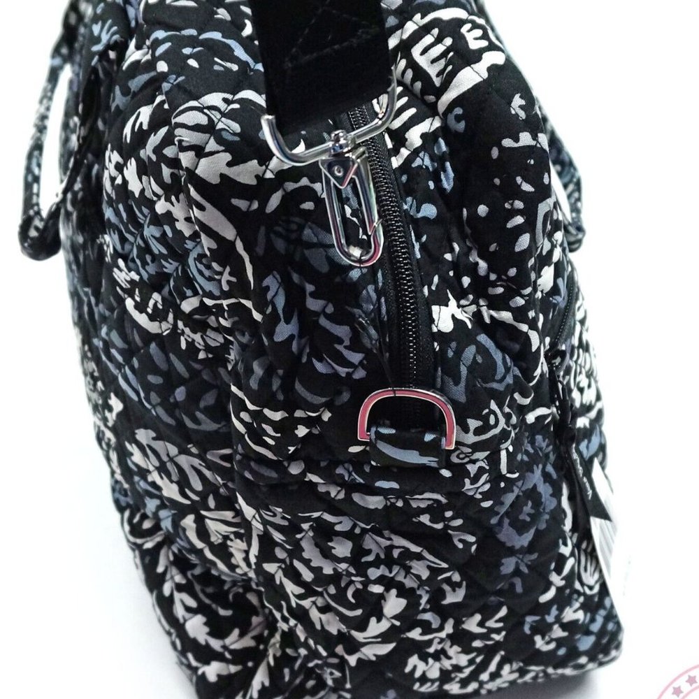 Vera Bradley Medium Traveler Bag in Paisley Noir - Picture 9 of 9